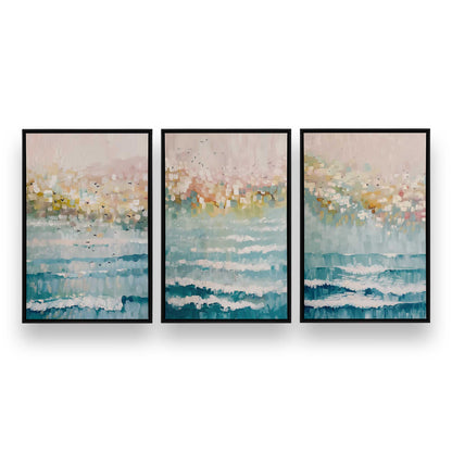 [Color:Satin Black], Picture of art in a Satin Black frame