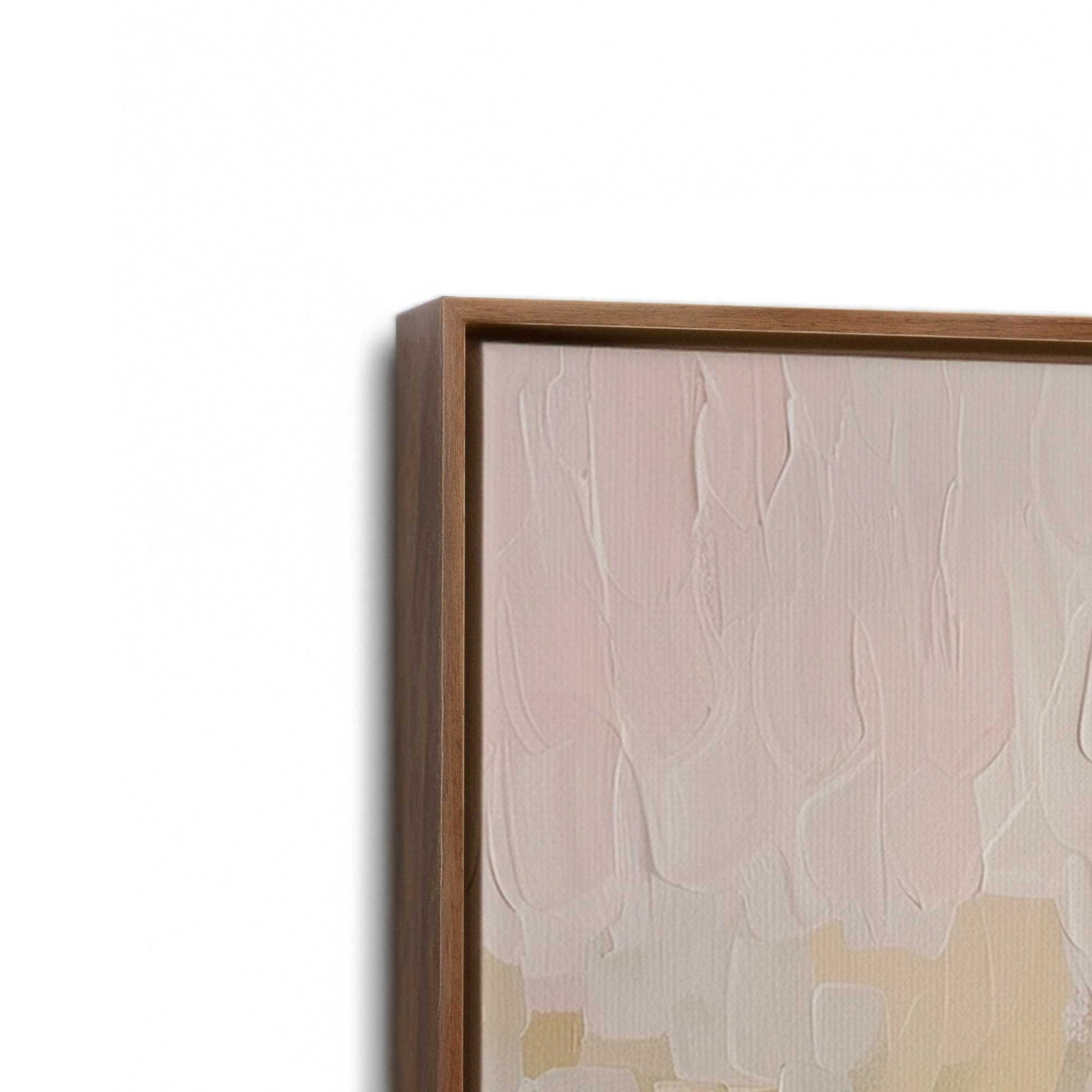[Color:Walnut], Picture of the corner of the art
