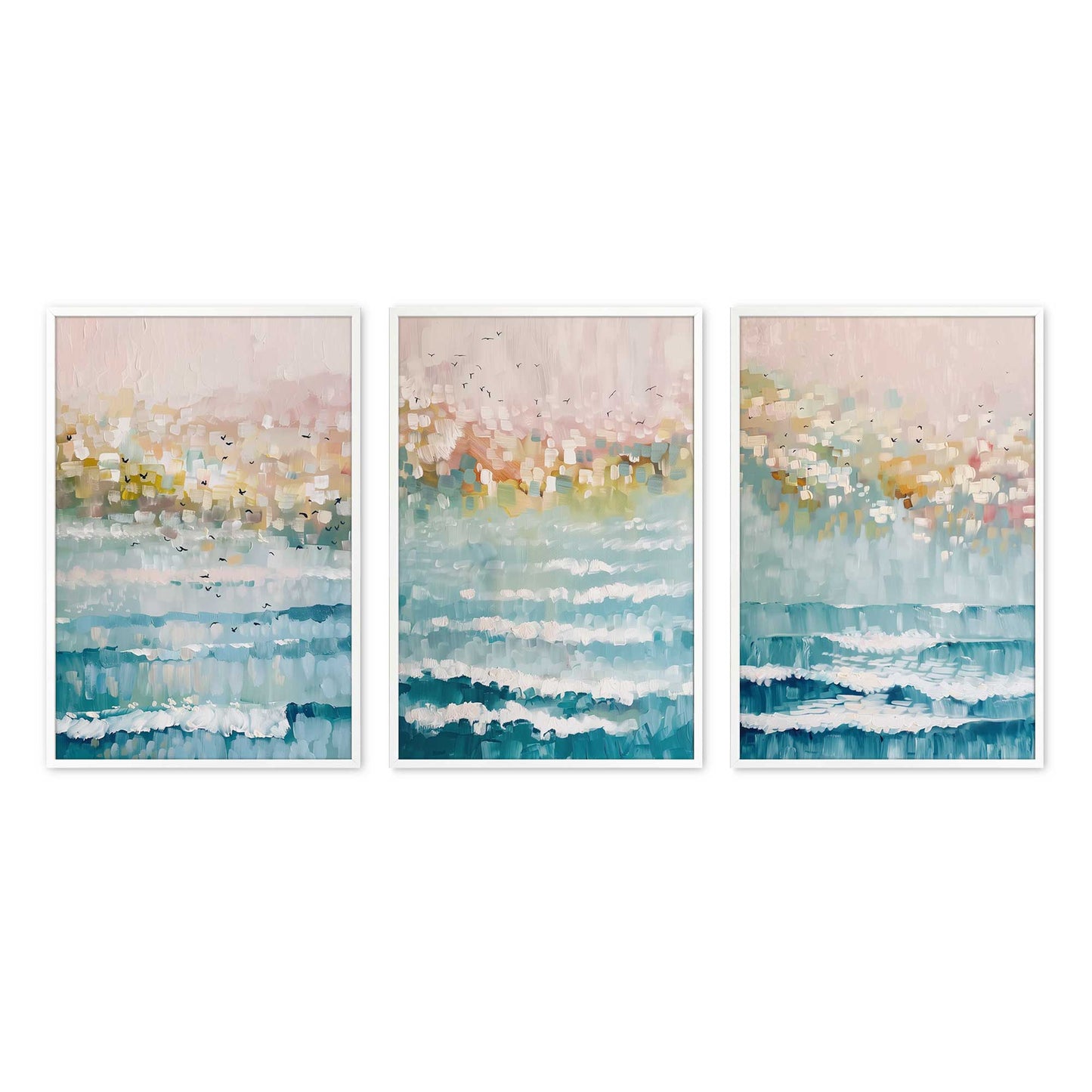 [Color:Opaque White], Picture of art in an Opaque White frame