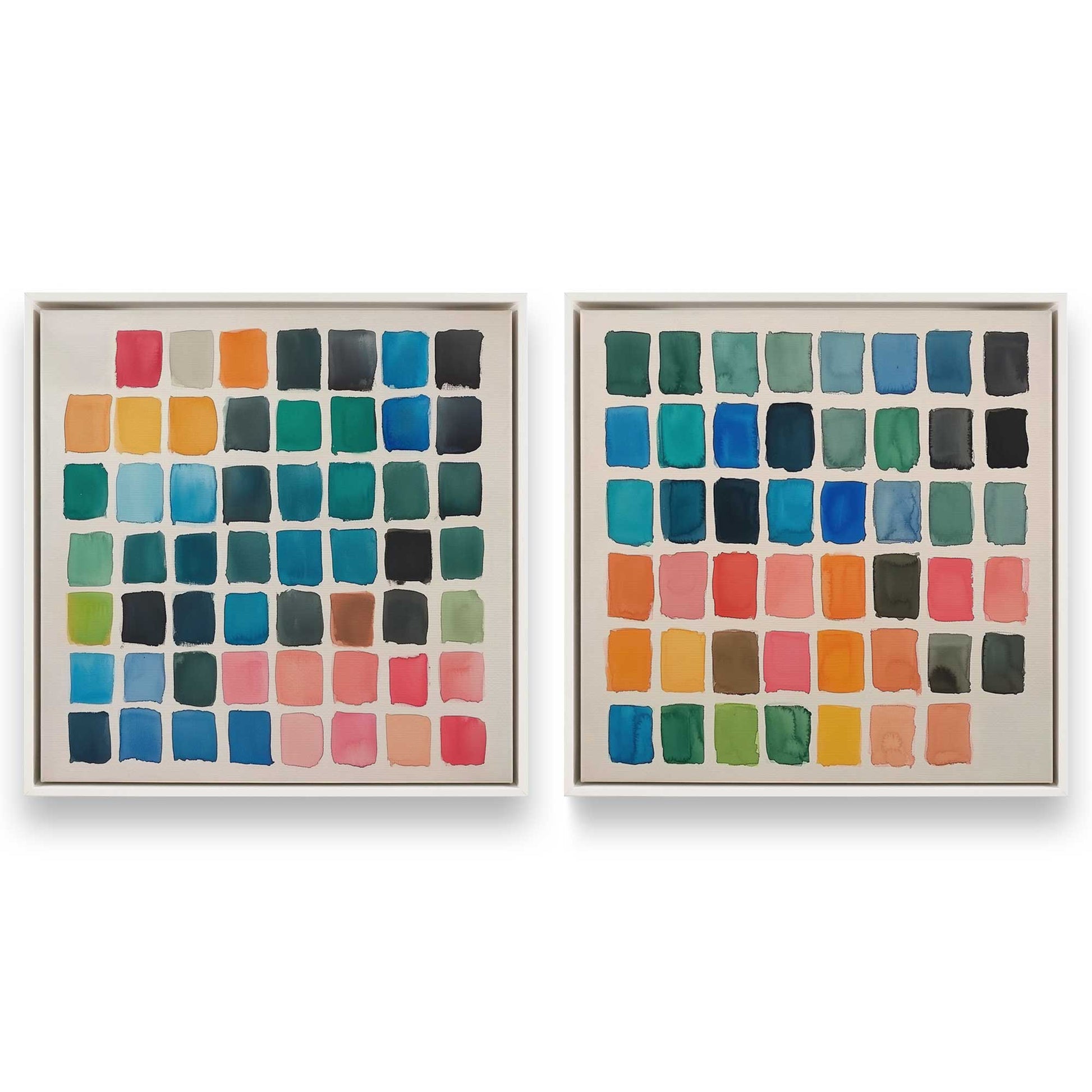 [Color:Opaque White], Picture of art in a White frame