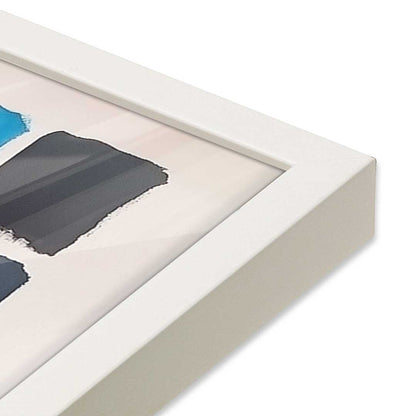 [Color:Opaque White], Picture of art in an Opaque White frame of the corner
