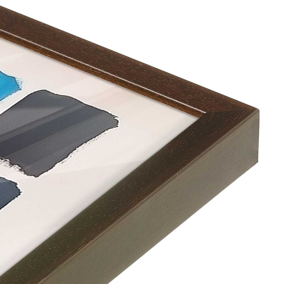 [Color:Belvinder Brown], Picture of art in a Belvinder Brown frame of the corner