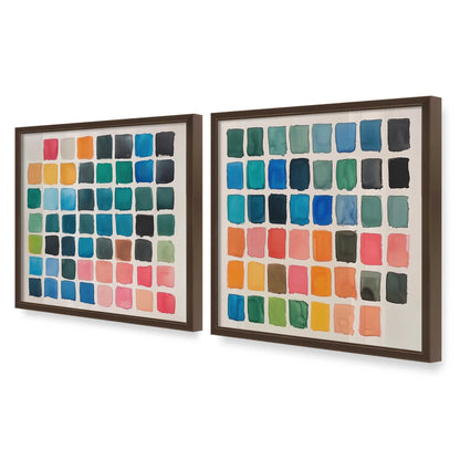 [Color:Belvinder Brown], Picture of art in a Belvinder Brown frame at an angle