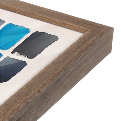 [Color:Walnut], Picture of art in a Walnut frame of the corner