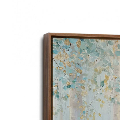 [Color:Walnut], Picture of art in a Walnut frame at an angle