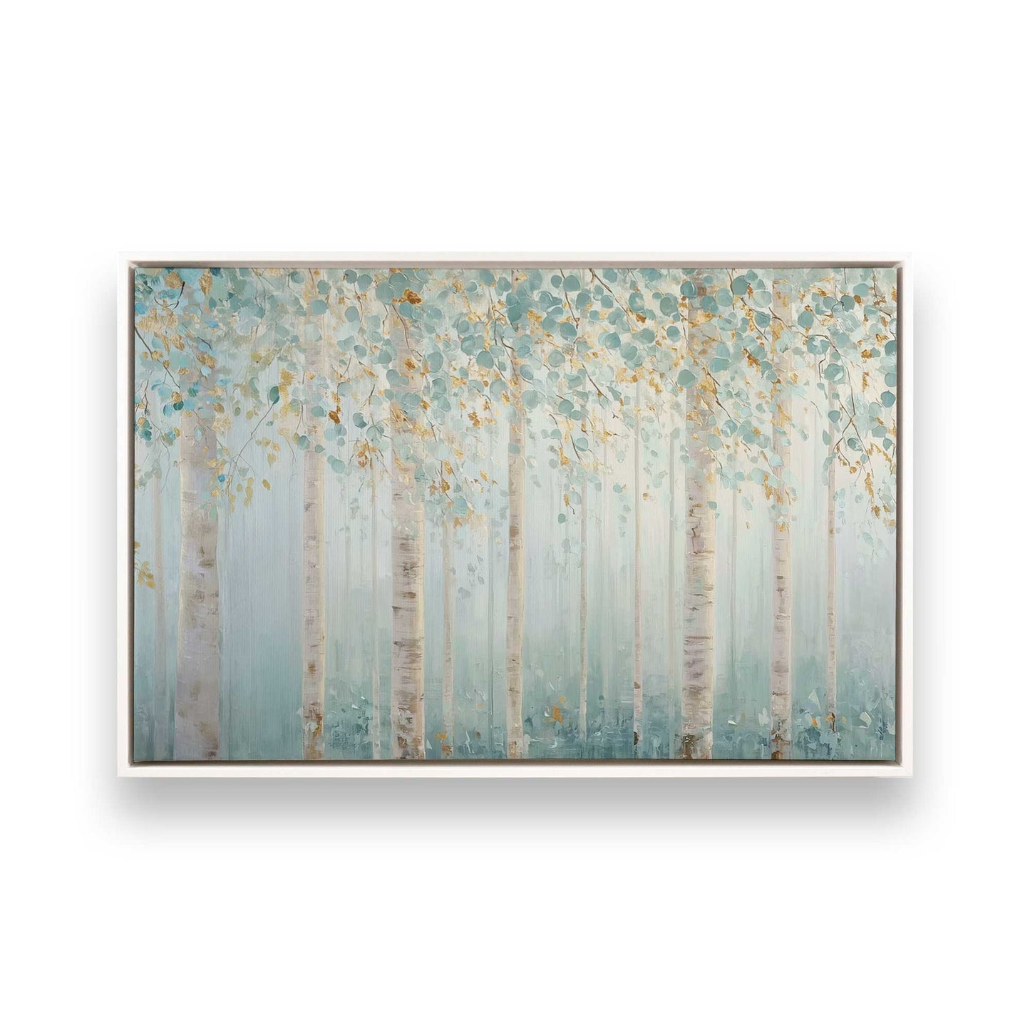 [Color:Opaque White], Picture of art in a White frame