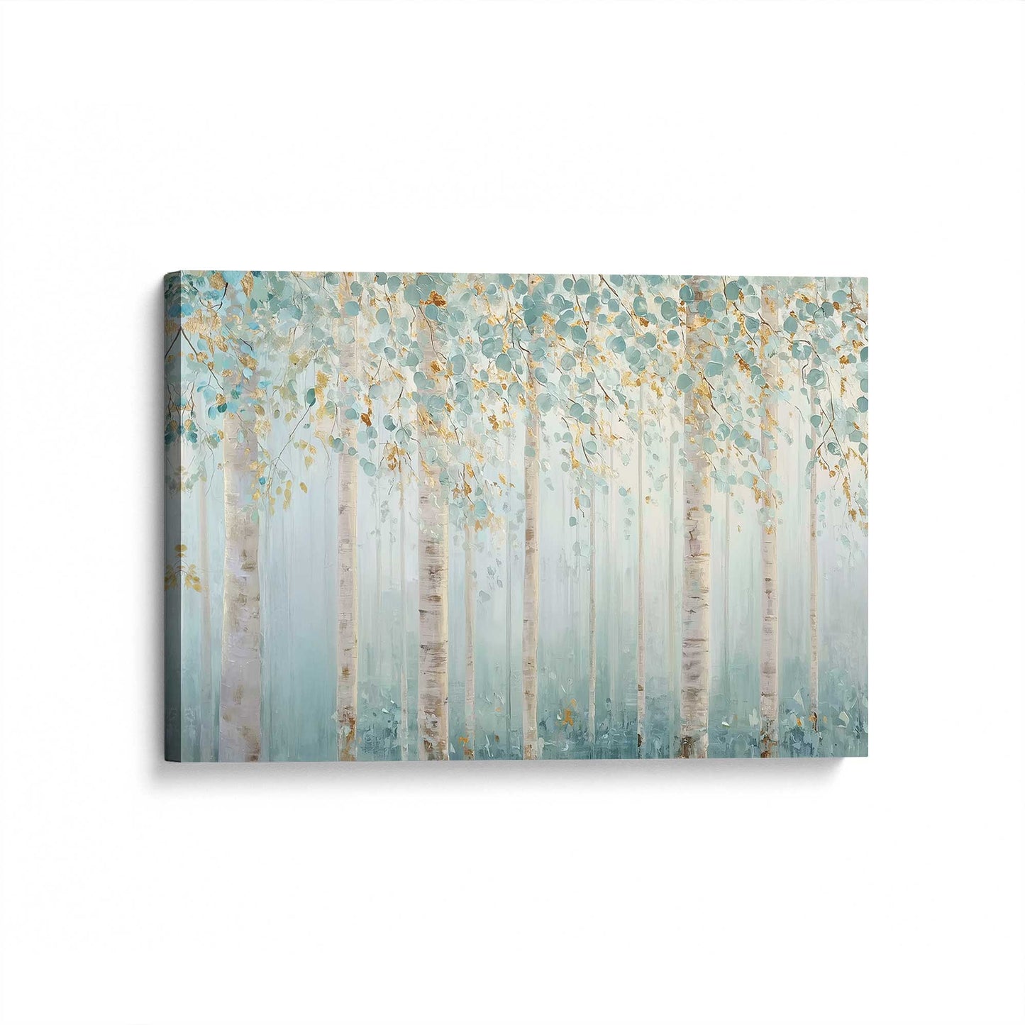 [Color:Stretched Canvas], Picture of art at an angle