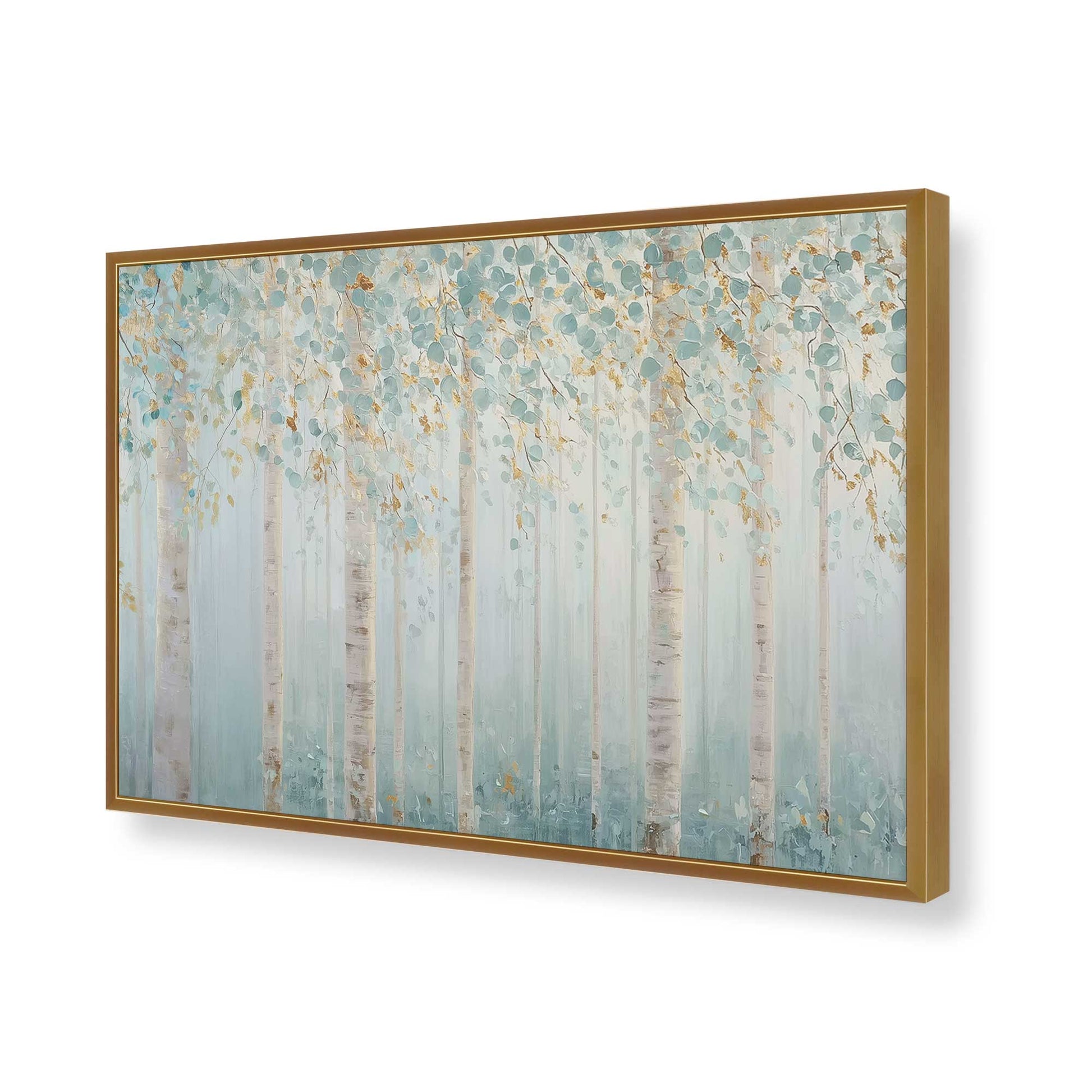 [Color:Polished Gold], Picture of art in a Polished Gold frame of the corner