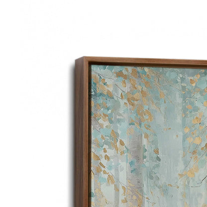 [Color:Walnut], Picture of art in a Walnut frame at an angle