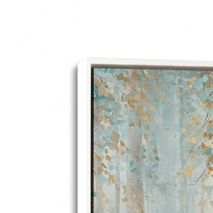 [Color:Opaque White], Picture of art in a White frame at an angle