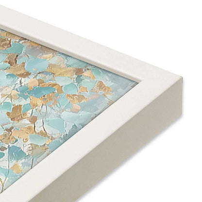 [Color:Opaque White], Picture of art in a Opaque White frame at an angle