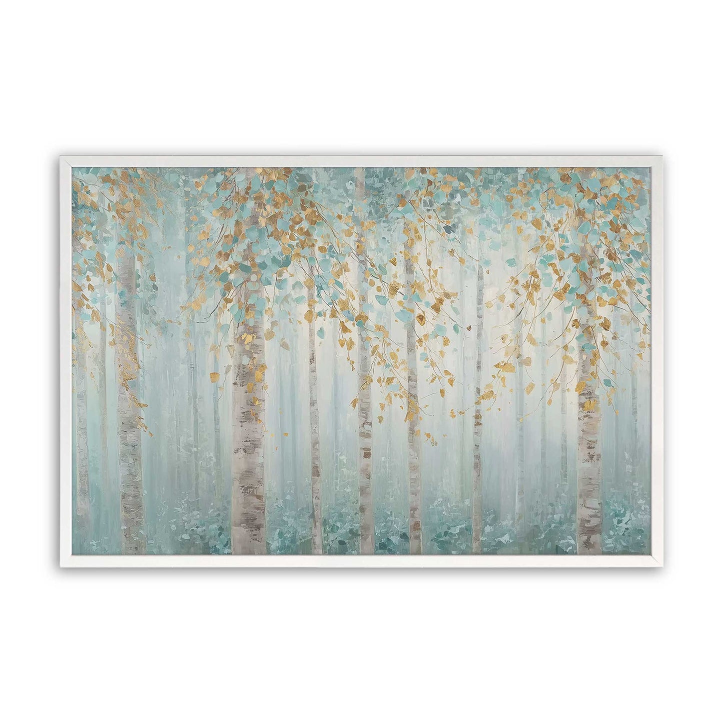 [Color:Opaque White], Picture of art in a Opaque White frame