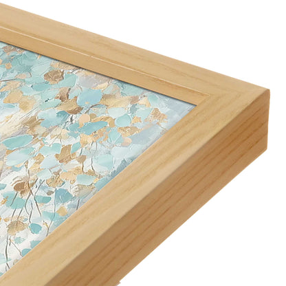 [Color:American Maple], Picture of art in a American Maple frame at an angle