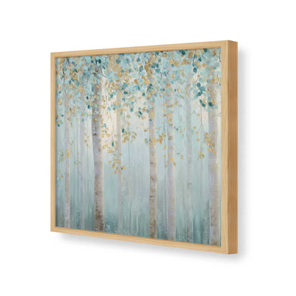 [Color:American Maple], Picture of art in a American Maple frame of the corner