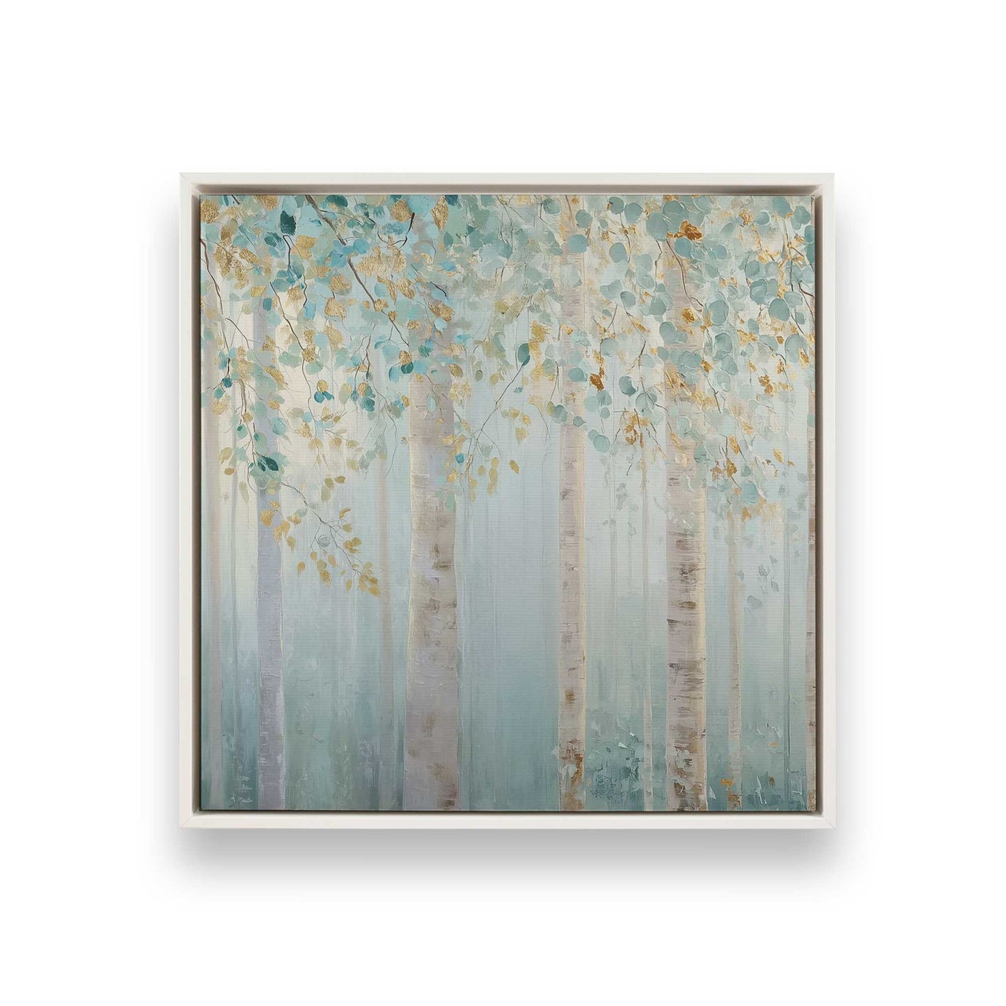 [Color:Opaque White], Picture of art in a White frame