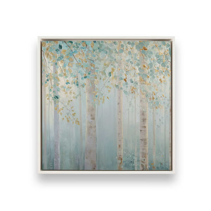 [Color:Opaque White], Picture of art in a White frame