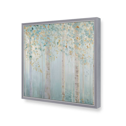 [Color:Polished Chrome], Picture of art in a Polished Chrome frame of the corner