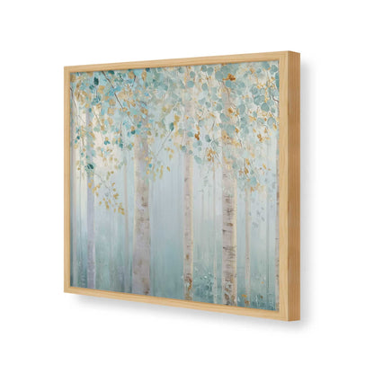[Color:American Maple], Picture of art in a American Maple frame of the corner