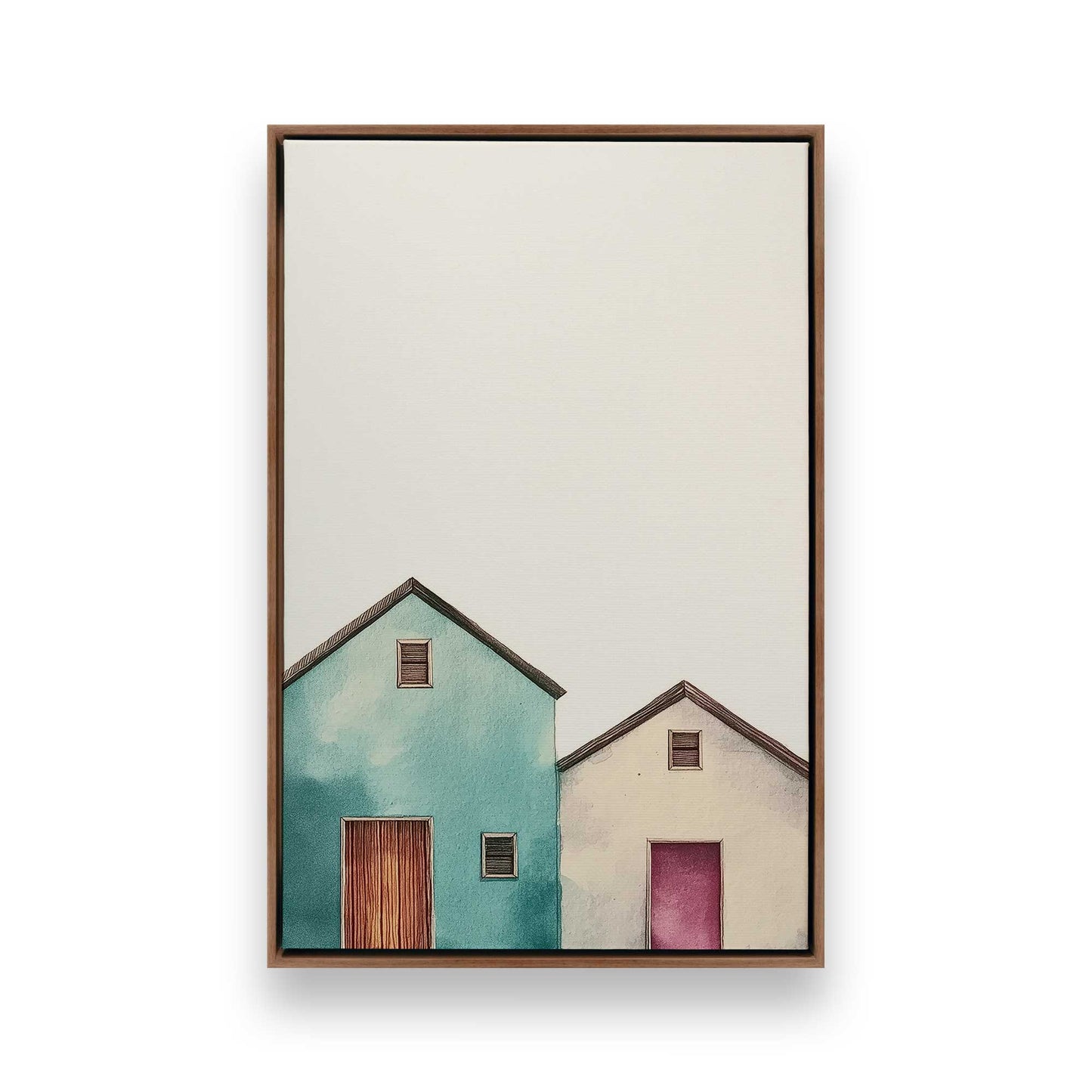 [Color:Walnut], Picture of art in a Walnut frame
