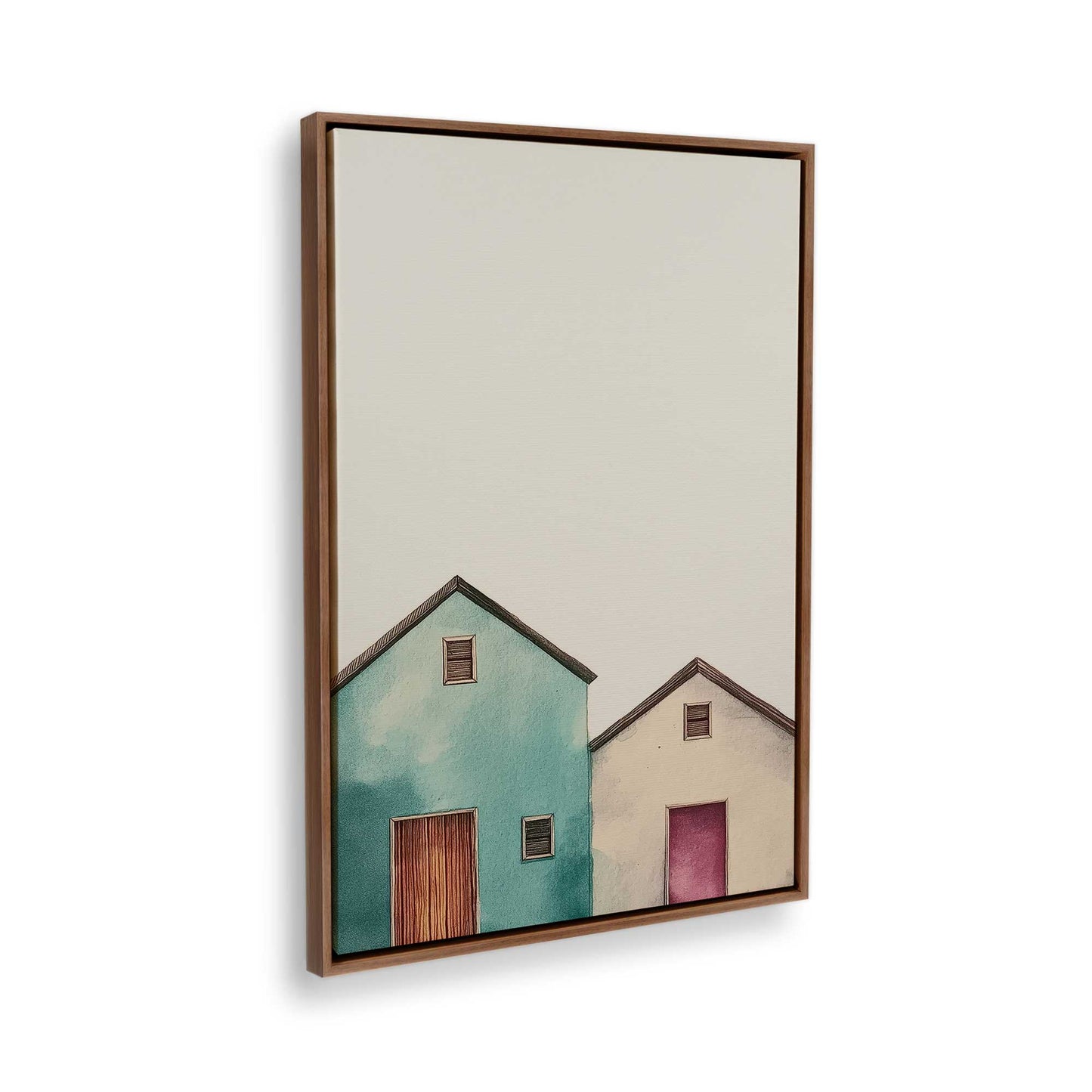 [Color:Walnut], Picture of the corner of the art