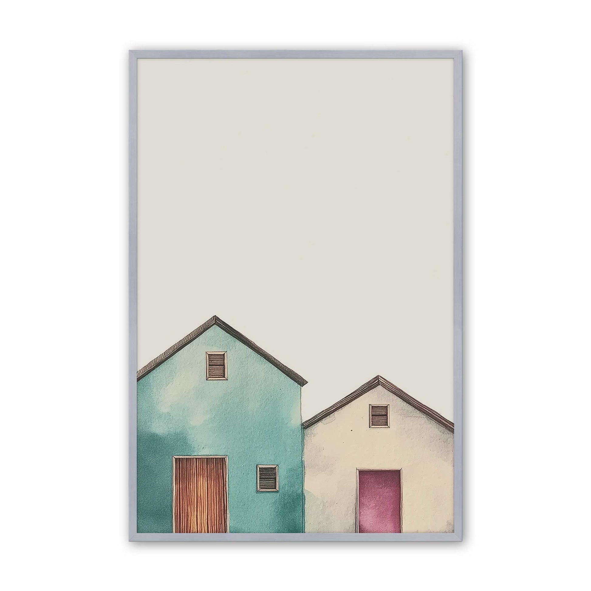 [Color:Polished Chrome], Picture of art in a Polished Chrome frame