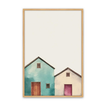 [Color:American Maple], Picture of art in a American Maple frame