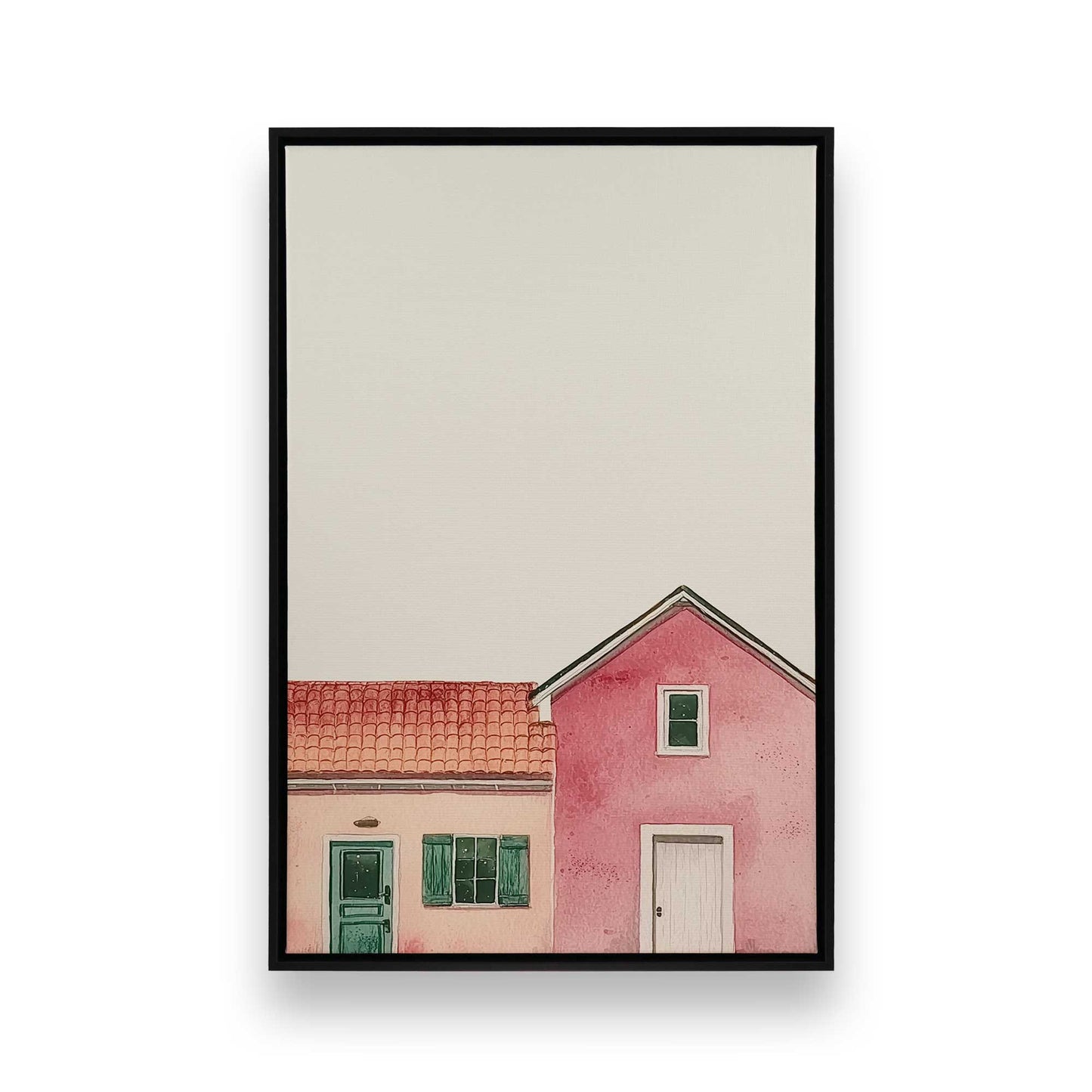 [Color:Satin Black], Picture of art in a Satin Black frame