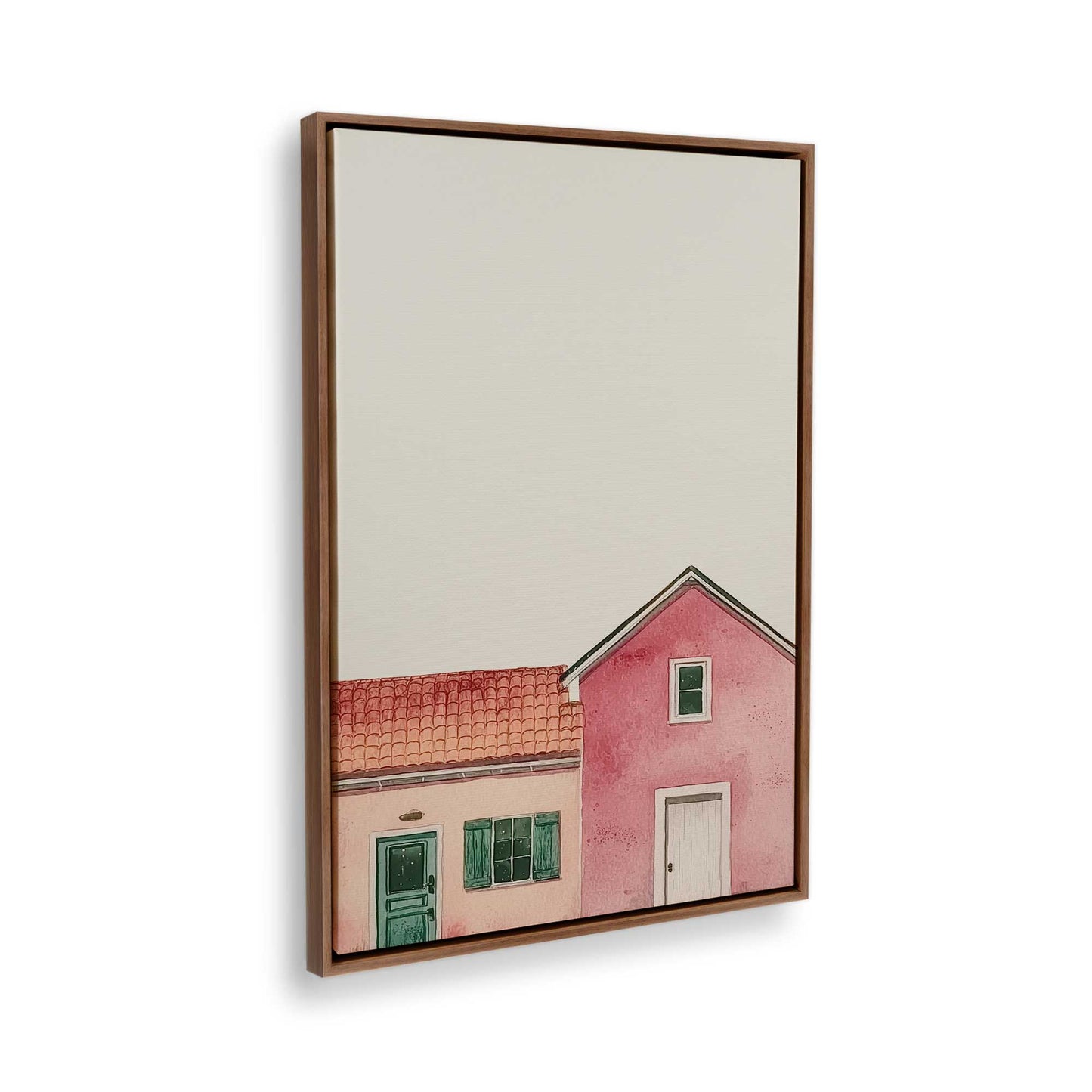 [Color:Walnut], Picture of the corner of the art