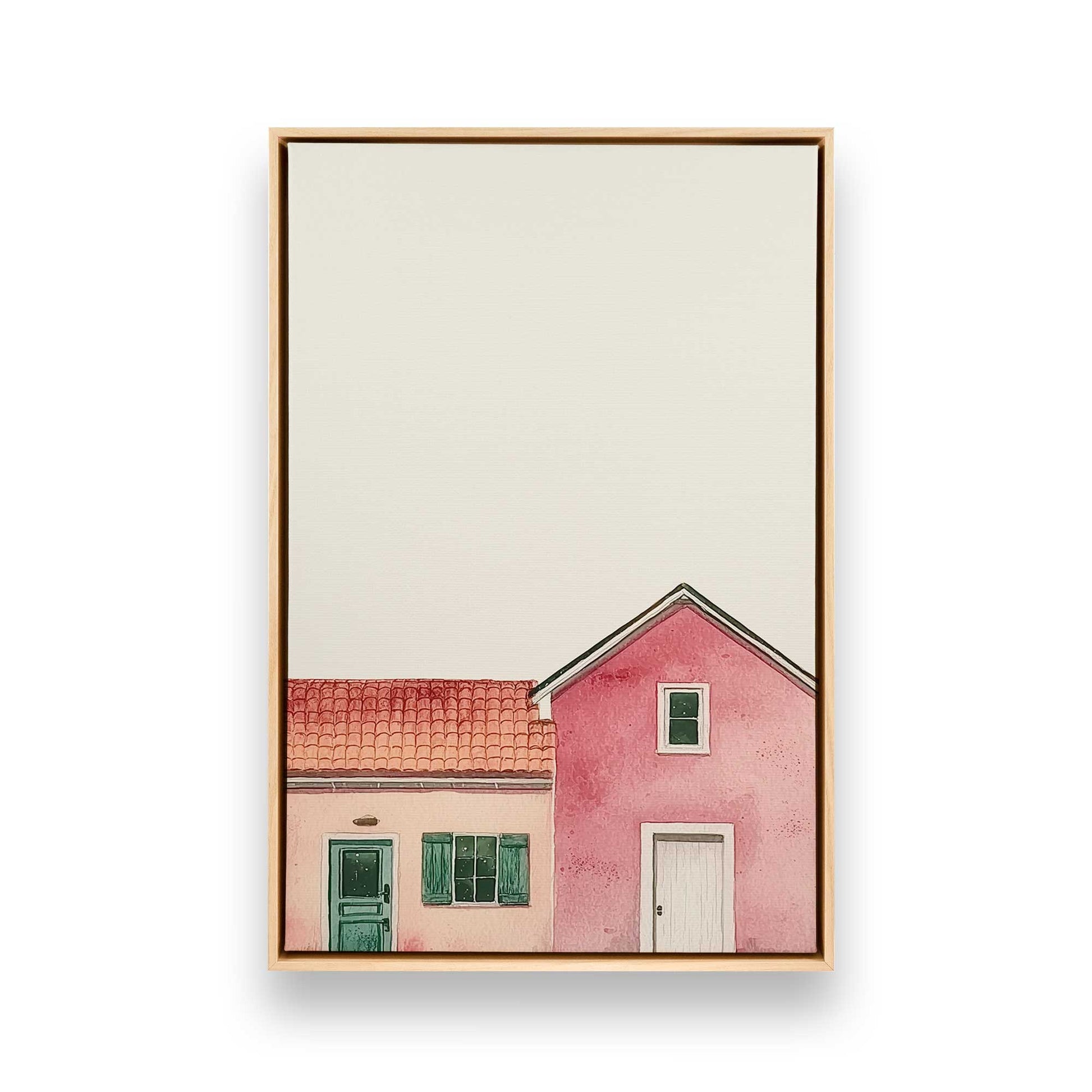 [Color:American Maple], Picture of art in a American Maple frame