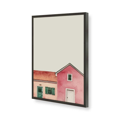 [Color:Satin Black], Picture of art in a Satin Black frame of the corner