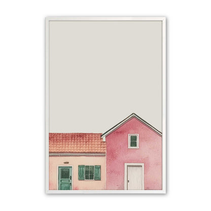 [Color:Opaque White], Picture of art in a Opaque White frame