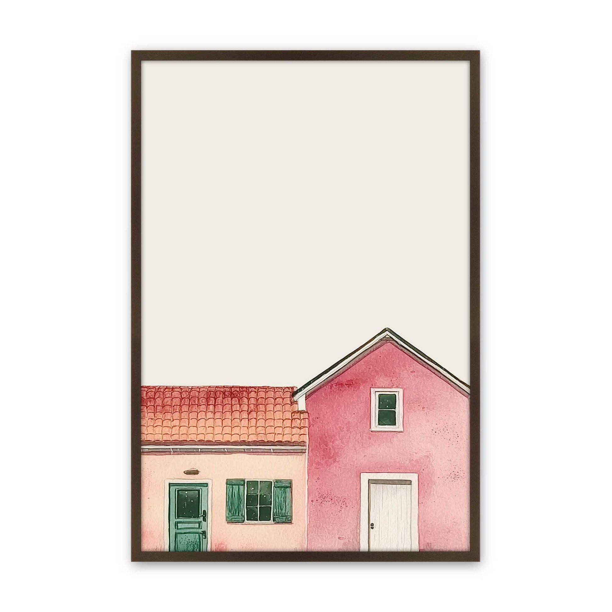 [Color:Belvinder Brown], Picture of art in a Belvinder Brown frame
