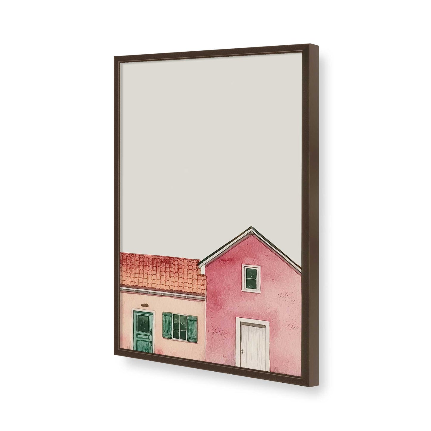 [Color:Belvinder Brown], Picture of art in a Belvinder Brown frame of the corner