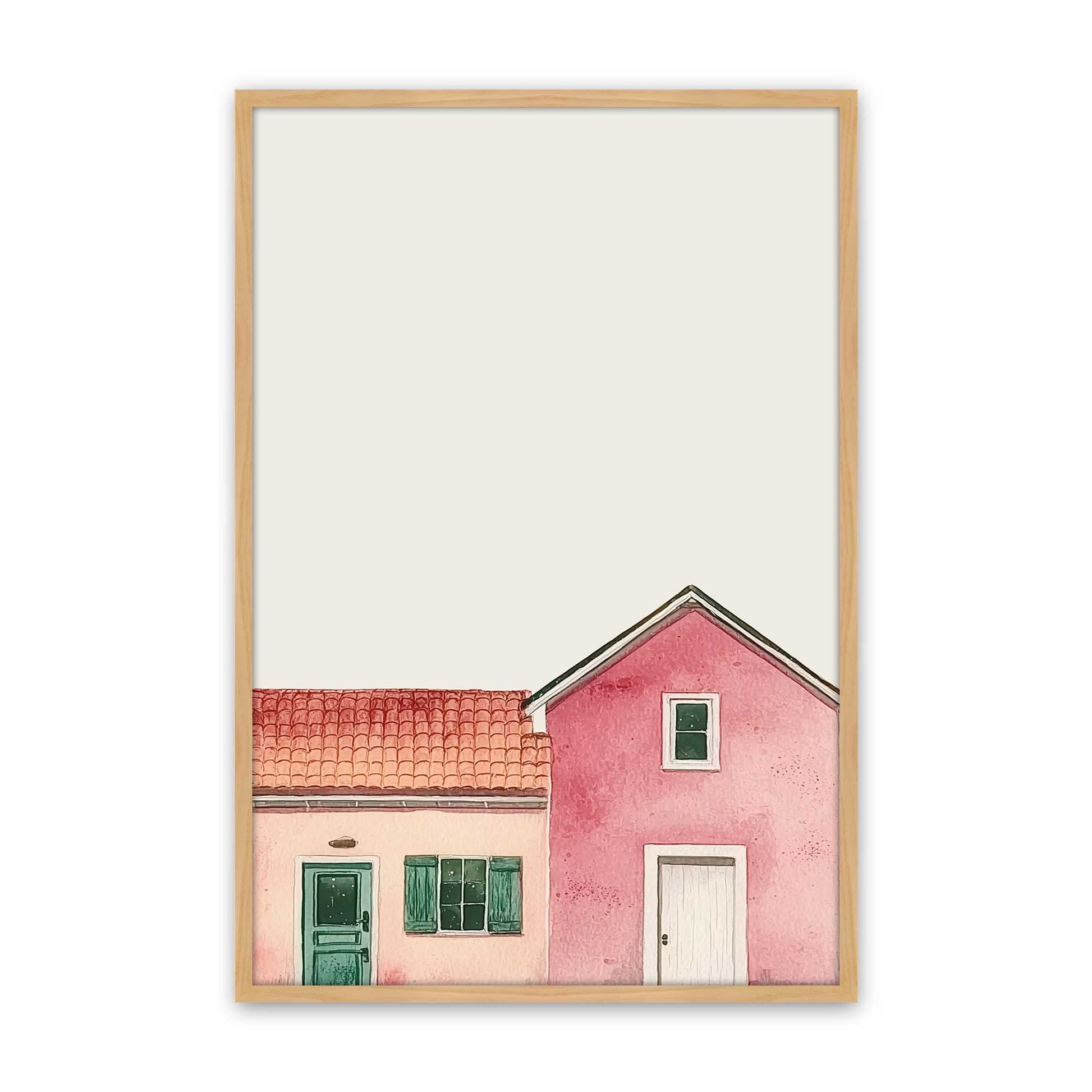 [Color:American Maple], Picture of art in a American Maple frame