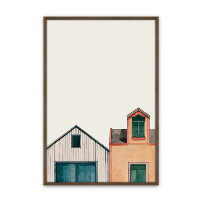 [Color:Walnut], Picture of art in a Walnut frame