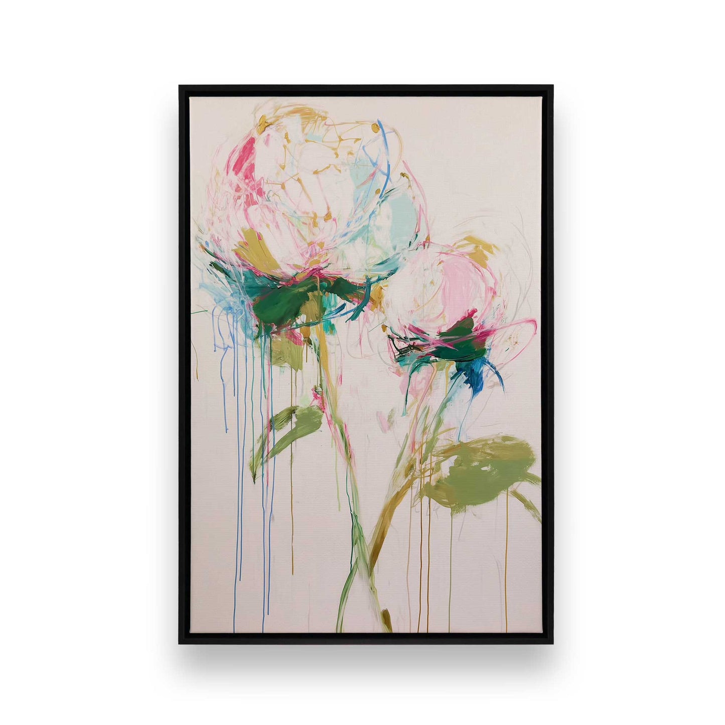 [Color:Satin Black], Picture of art in a Satin Black frame