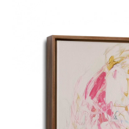 [Color:Walnut], Picture of art in a Walnut frame at an angle