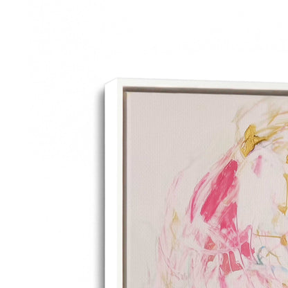 [Color:Opaque White], Picture of art in a White frame at an angle