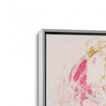 [Color:Polished Chrome], Picture of art in a Polished Chrome frame at an angle