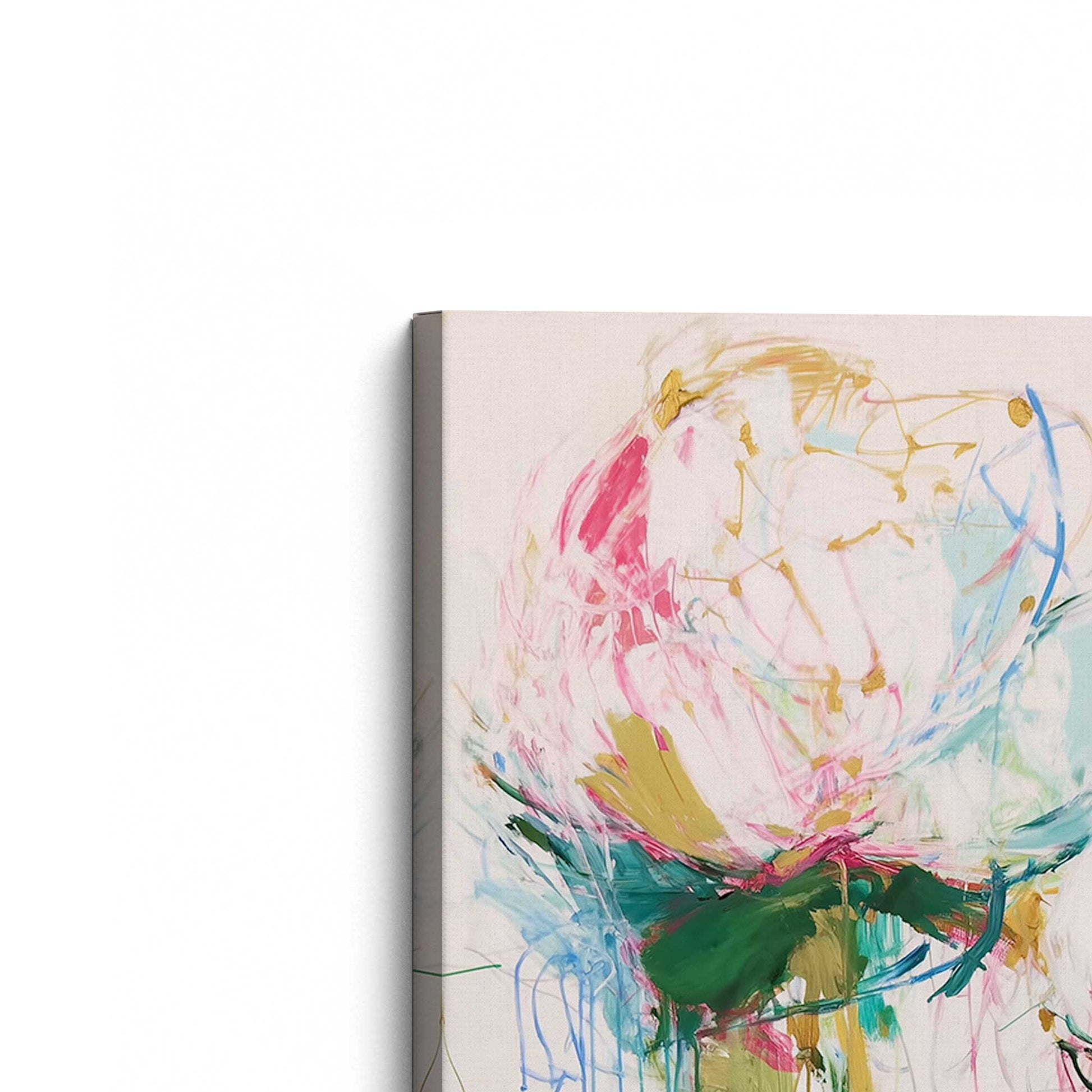 [Color:Stretched Canvas], Picture of the corner of the art