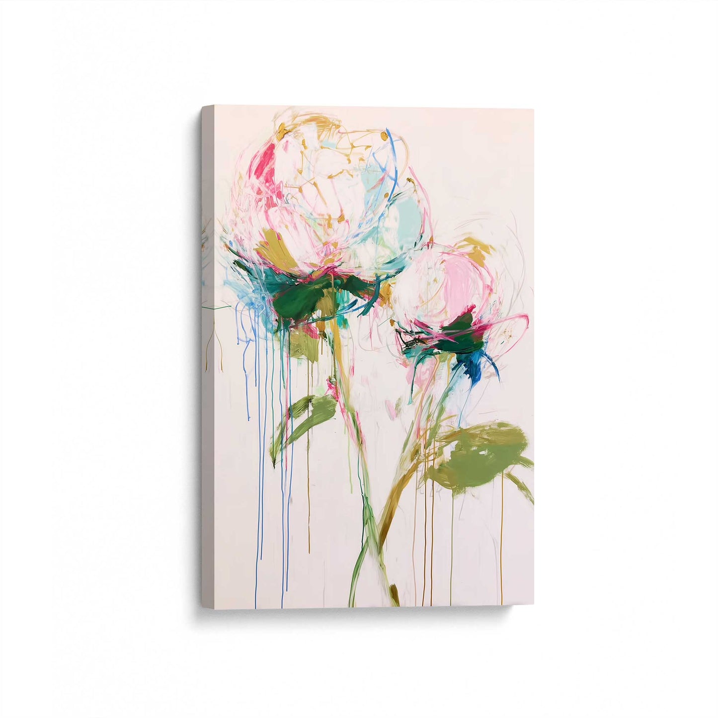 [Color:Stretched Canvas], Picture of art at an angle