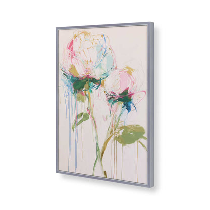 [Color:Polished Chrome], Picture of art in a Polished Chrome frame of the corner