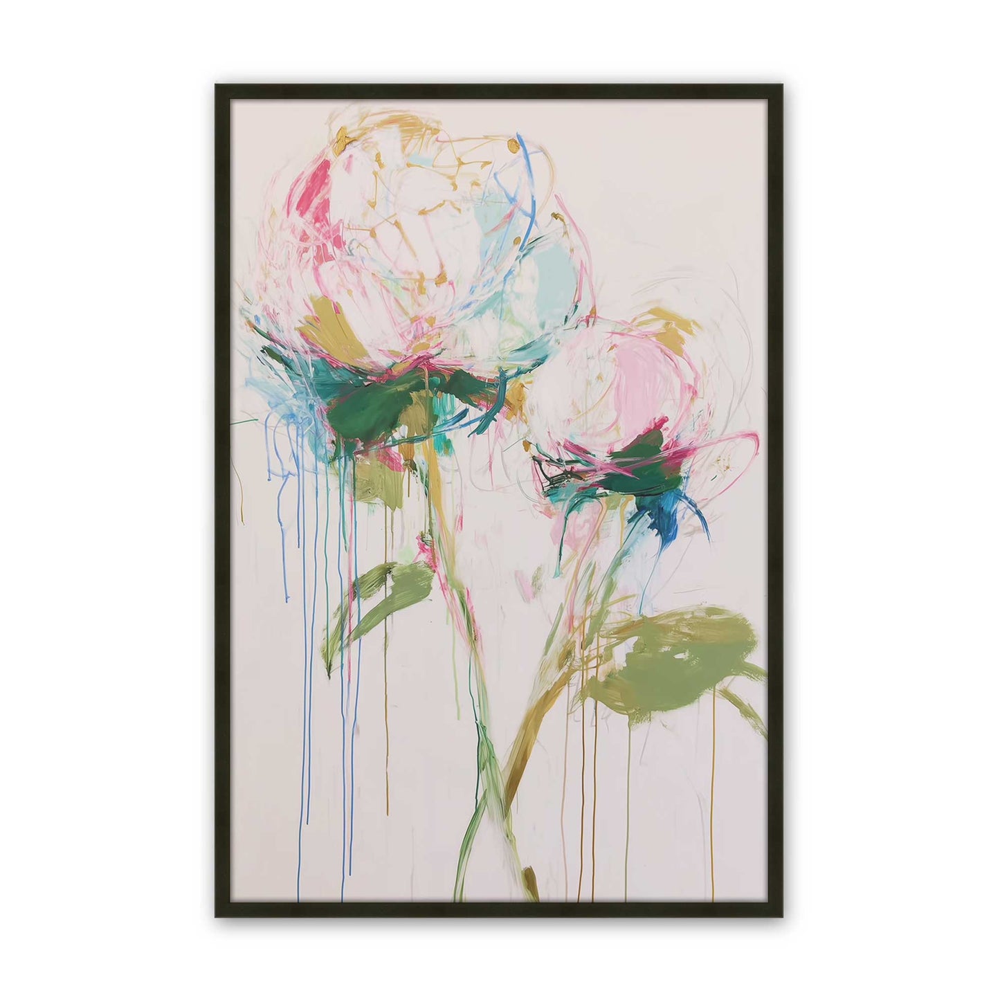 [Color:Satin Black], Picture of art in a Satin Black frame