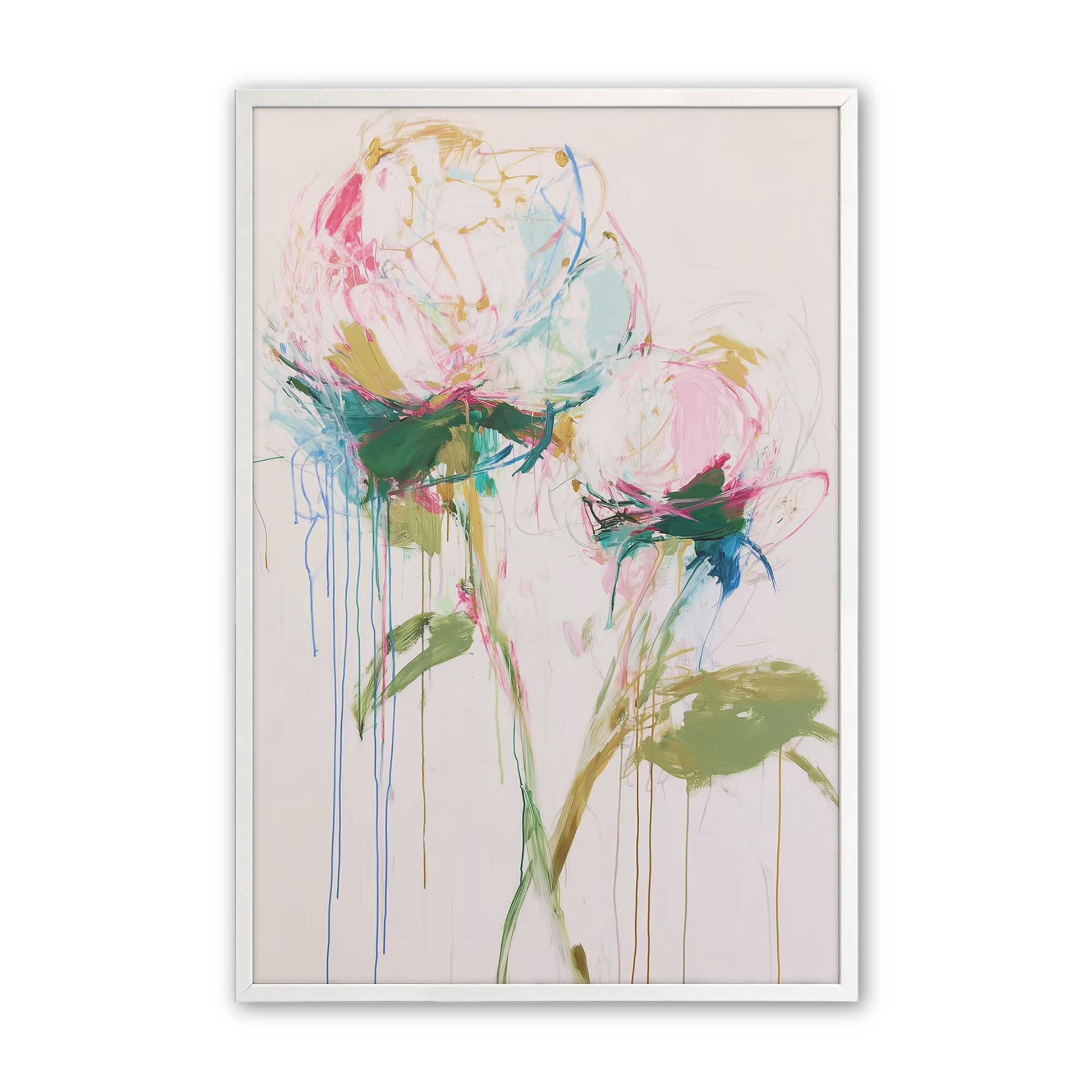 [Color:Opaque White], Picture of art in a Opaque White frame