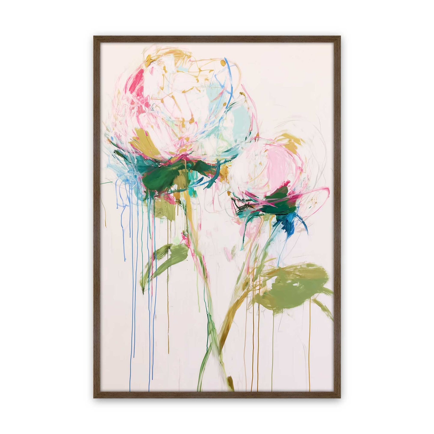 [Color:Walnut], Picture of art in a Walnut frame