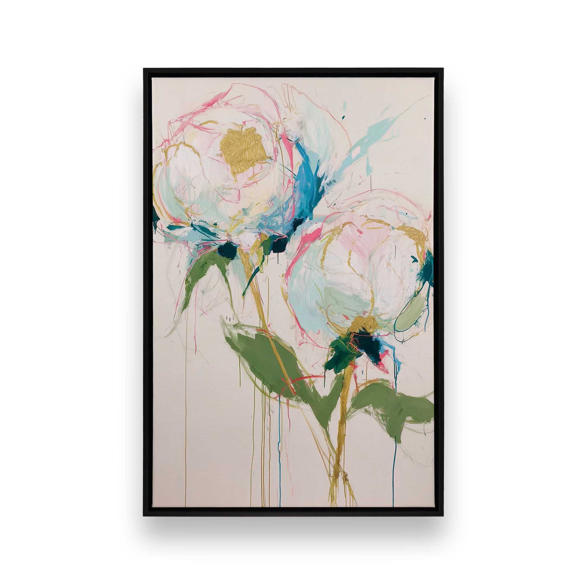 [Color:Satin Black], Picture of art in a Satin Black frame