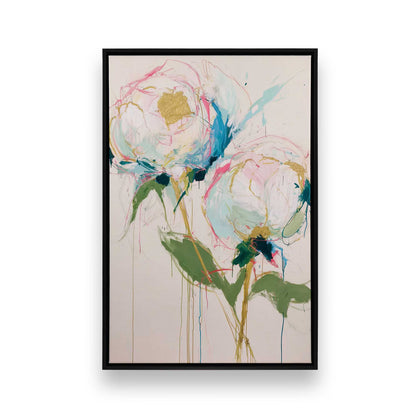 [Color:Satin Black], Picture of art in a Satin Black frame