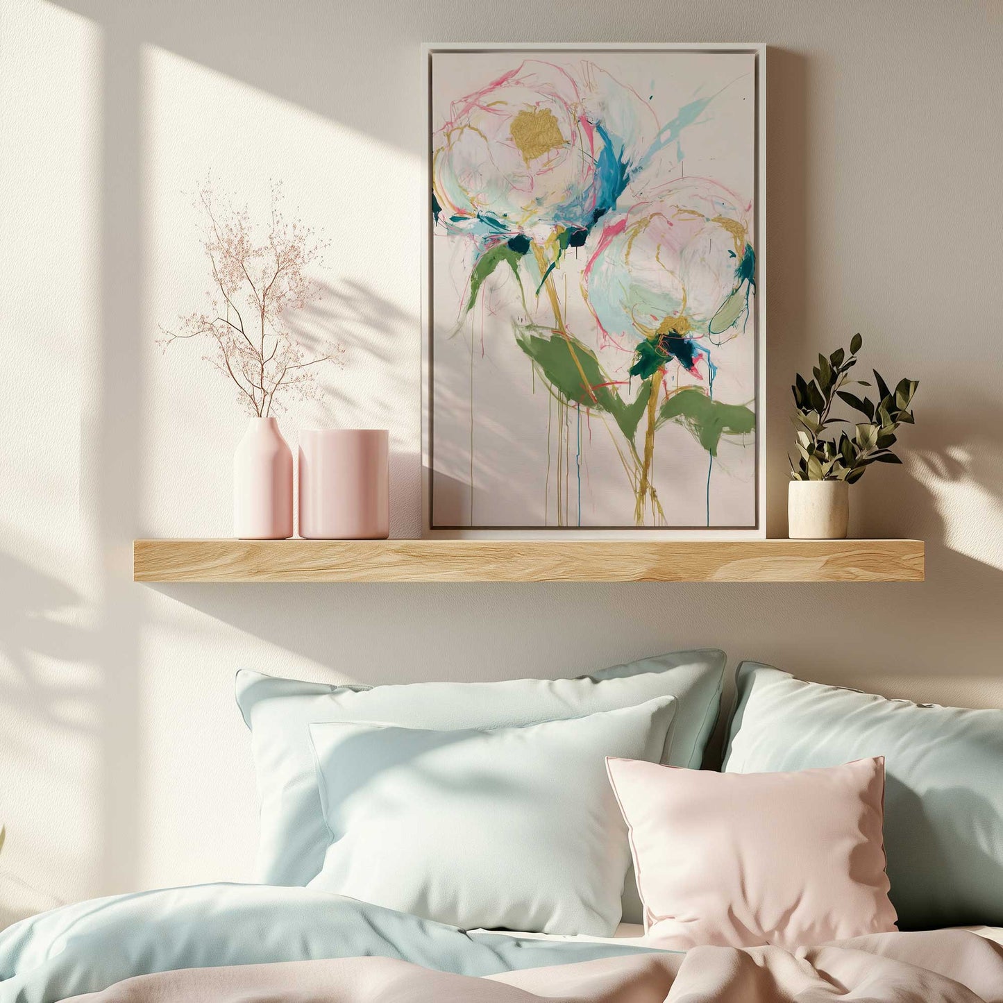 Picture of art in a room