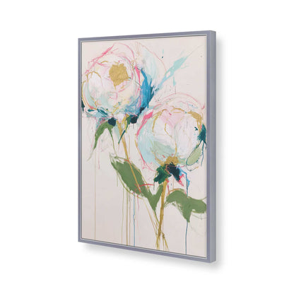 [Color:Polished Chrome], Picture of art in a Polished Chrome frame of the corner
