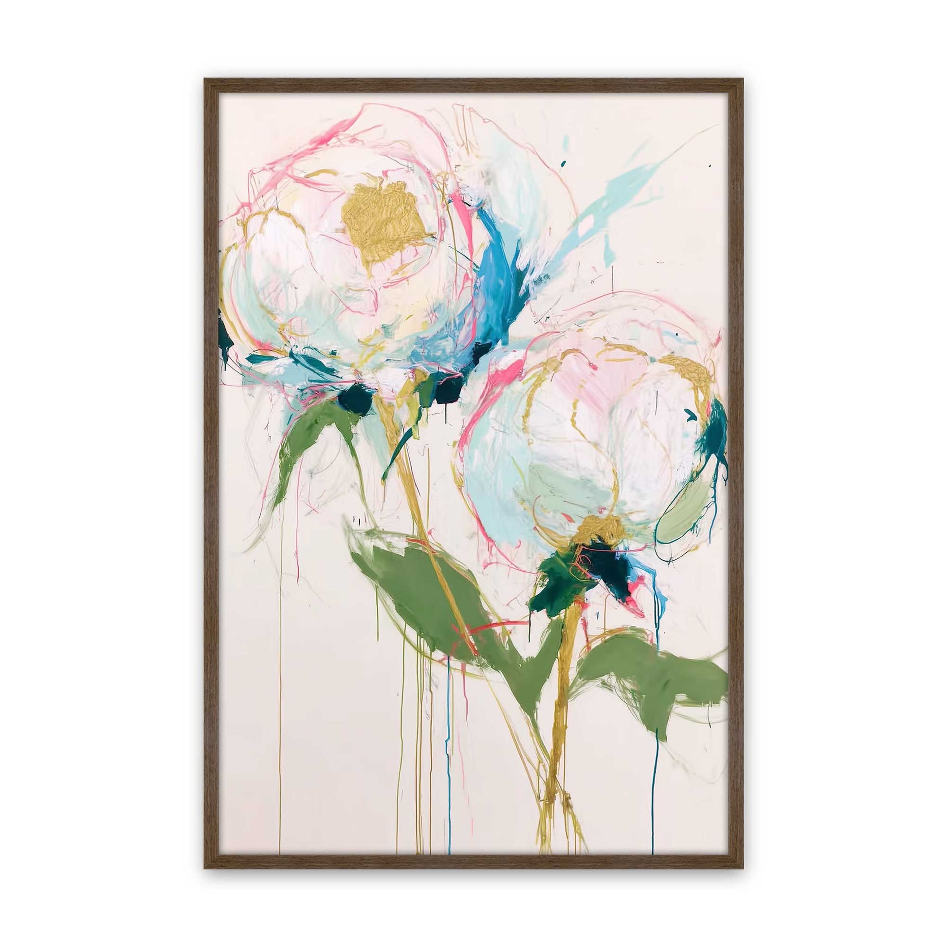 [Color:Walnut], Picture of art in a Walnut frame